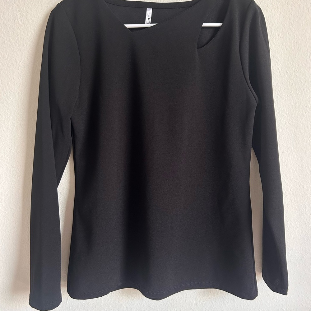 Alain Classic Black Blouse